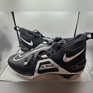 Nike Alpha Menace Pro 3 Wide 'Black White' Football Cleats Men's Size 12 Wide
